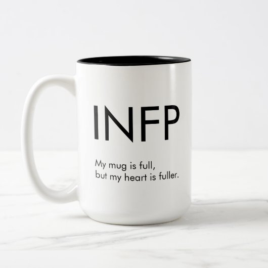 INFP Hart is voller Mok Gift (Links)