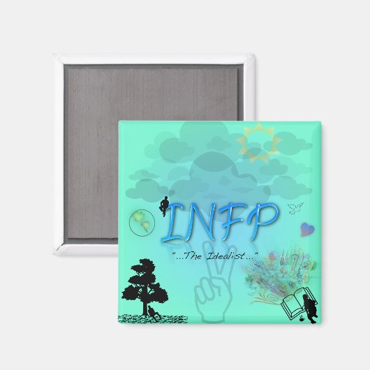 INFP-magneet Magneet (Voorkant / Achterkant)