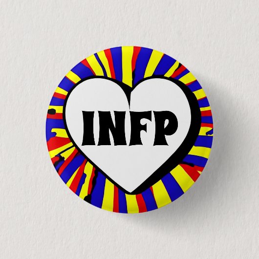 INFP MBTI 3 Cm Round Badge Ronde Button 3,2 Cm (Voorkant)