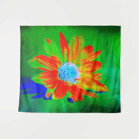 Infra Red Daisy Wandkleed (Voorkant (horizontaal))