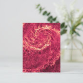 Infrared Whirlpool Galaxy Messier 51a NGC 5194 Briefkaart (Staand voorkant)