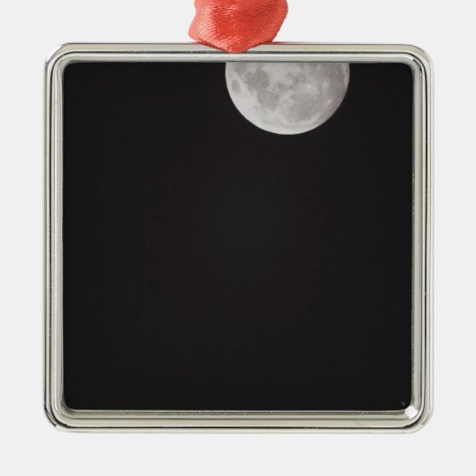 Infrarode maan. metalen ornament (Voorkant)