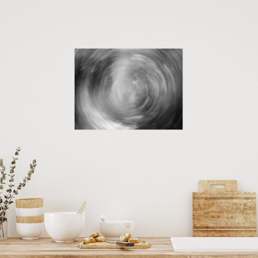 Infrarood abstract zwijn poster (Keuken)