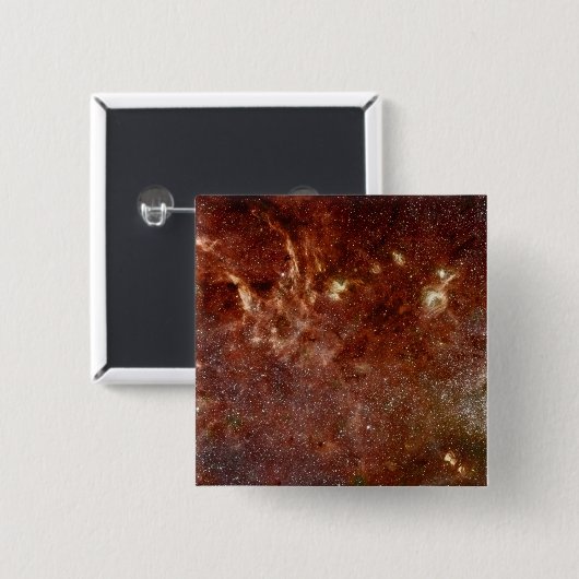 Infrarood afbeelding vierkante button 5,1 cm (Voorkant /achterkant)