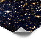 Infrarood Eagle Nebula Pillars of creation Poster (Hoek)