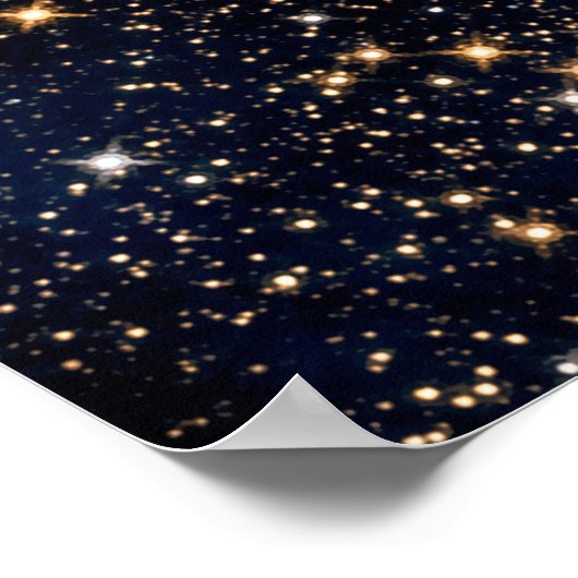 Infrarood Eagle Nebula Pillars of creation Poster (Hoek)