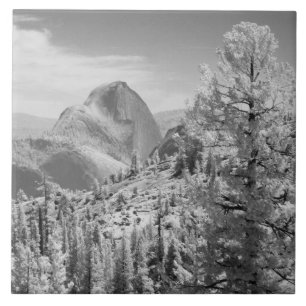 Infrarood foto aan de oostkant van Yosemite Nation Tegeltje