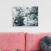 Infrarood Paris Garden stretched canvas Print (Insitu (Woonkamer))