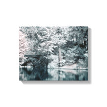 Infrarood Paris Garden stretched canvas Print