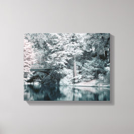 Infrarood Paris Garden stretched canvas Print