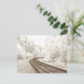 Infrarood spoor briefkaart (Staand voorkant)