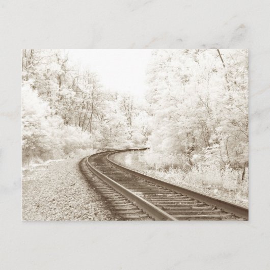 Infrarood spoor briefkaart (Voorkant)
