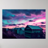 Infrarood Sunset Poster (Voorkant)