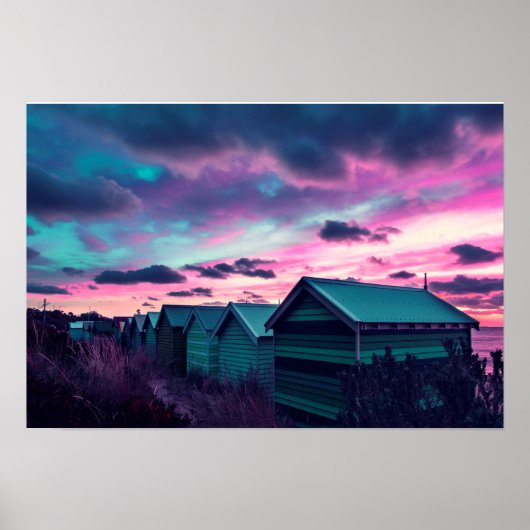 Infrarood Sunset Poster (Voorkant)