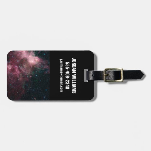 Infrarood Uitzicht dat de geboorte en dood van ste Bagagelabel (Voorkant horizontaal)