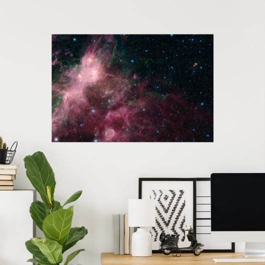 Infrarood Uitzicht dat de geboorte en dood van ste Poster (Thuiskantoor)