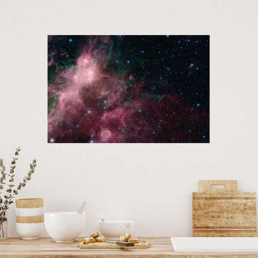 Infrarood Uitzicht dat de geboorte en dood van ste Poster (Keuken)