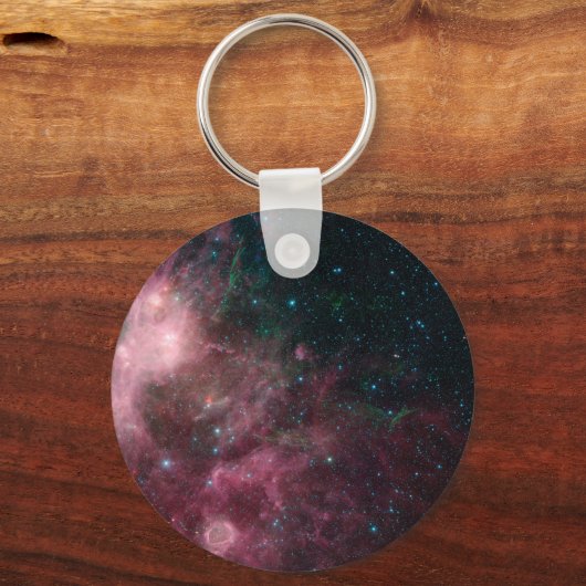 Infrarood Uitzicht dat de geboorte en dood van ste Sleutelhanger (Achterkant)