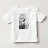 Infrarood, zwart en wit, beker, glas, koffie, kinder shirts (Voorkant)