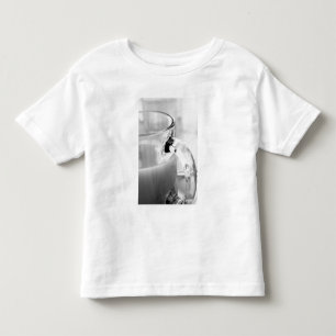 Infrarood, zwart en wit, beker, glas, koffie, kinder shirts