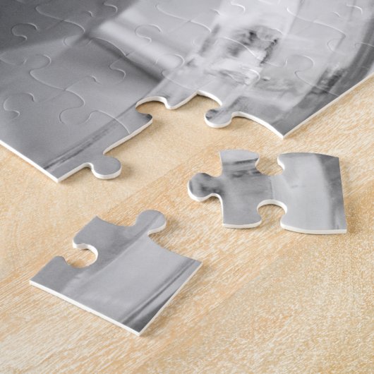 Infrarood, zwart en wit, beker, glas, koffie, legpuzzel (Zijkant)