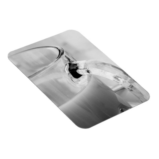 Infrarood, zwart en wit, beker, glas, koffie, magneet (Rechterzijde)