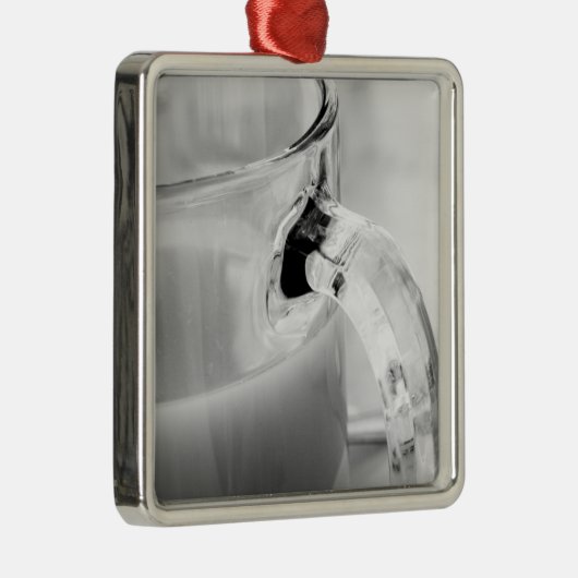 Infrarood, zwart en wit, beker, glas, koffie, metalen ornament (Rechts)