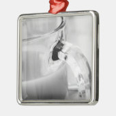 Infrarood, zwart en wit, beker, glas, koffie, metalen ornament (Links)