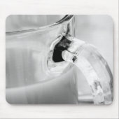 Infrarood, zwart en wit, beker, glas, koffie, muismat (Voorkant)