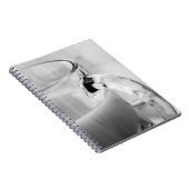 Infrarood, zwart en wit, beker, glas, koffie, notitieboek (Rechterzijde)