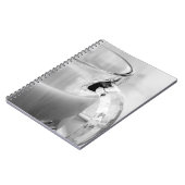 Infrarood, zwart en wit, beker, glas, koffie, notitieboek (Linkerzijde)