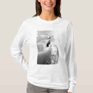 Infrarood, Zwart en Wit,kopje, glas, koffie, T-shirt