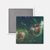 Infraroodmozaïek van de nebulae van Heart en Soul Magneet (Voorkant / Achterkant)