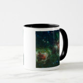 Infraroodmozaïek van de nebulae van Heart en Soul Mok (Voorkant rechts)