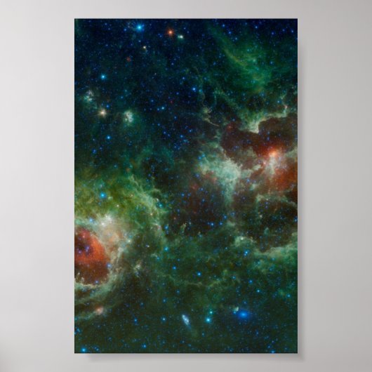 infraroodmozaïek van hars en soep NASA Poster (Voorkant)