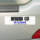 Infusie 413 Bumpersticker (Op auto)