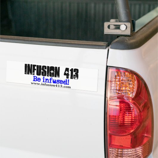Infusie 413 Bumpersticker (Op Truck)