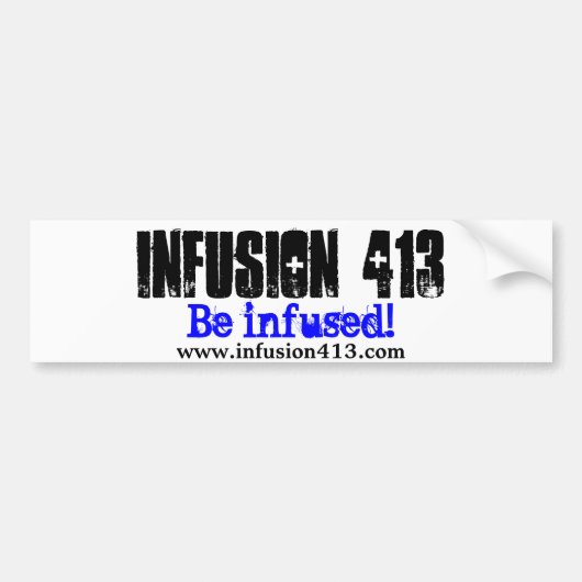 Infusie 413 Bumpersticker (Voorkant)