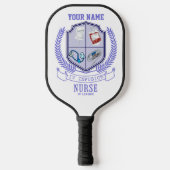  infusie verpleegkundige gepersonaliseerde naam IV Pickleball Paddle (Voorkant)