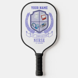 infusie verpleegkundige gepersonaliseerde naam IV Pickleball Paddle
