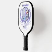  infusie verpleegkundige gepersonaliseerde naam IV Pickleball Paddle (Links)