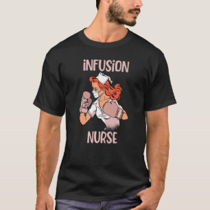 Infusie Verpleegster Bokshandschoenen Fighter T-shirt