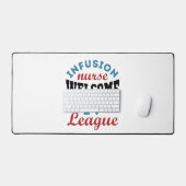 Infusieverpleegster Welkom bij de I.V. League Bureaumat (Keyboard & Muis)