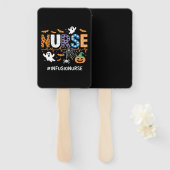 Infusion Nurse Nursing Stethoscope Halloween Essen Handwaaier (Voorkant en achterkant)