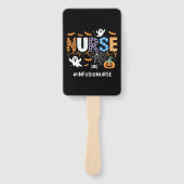 Infusion Nurse Nursing Stethoscope Halloween Essen Handwaaier (Voorkant)