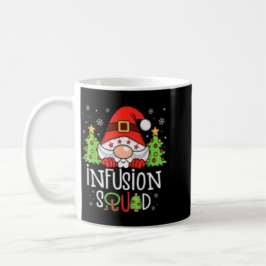 Infusion Nurse Squad Santa Stethoscope Nurse Chris Koffiemok (Links)