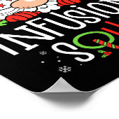 Infusion Nurse Squad Santa Stethoscope Nurse Chris Poster (Hoek)