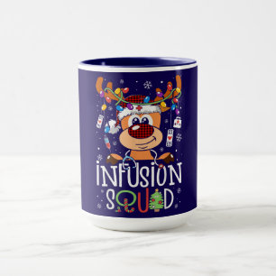 Infusion Squad Kerstmis – Festieve Rendierontwerp Mok