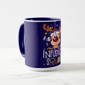 Infusion Squad Kerstmis – Festieve Rendierontwerp Mok (Voorkant links)