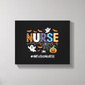 Infuusverpleegkundige stethoscoop Halloween Essen Canvas Afdruk (Voorkant)